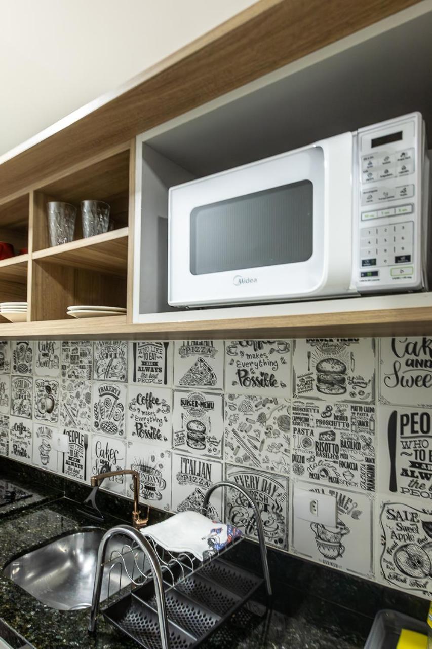 09- Studio Lindamente Decorado! Ideal Para Casal!!! 쿠리치바 외부 사진